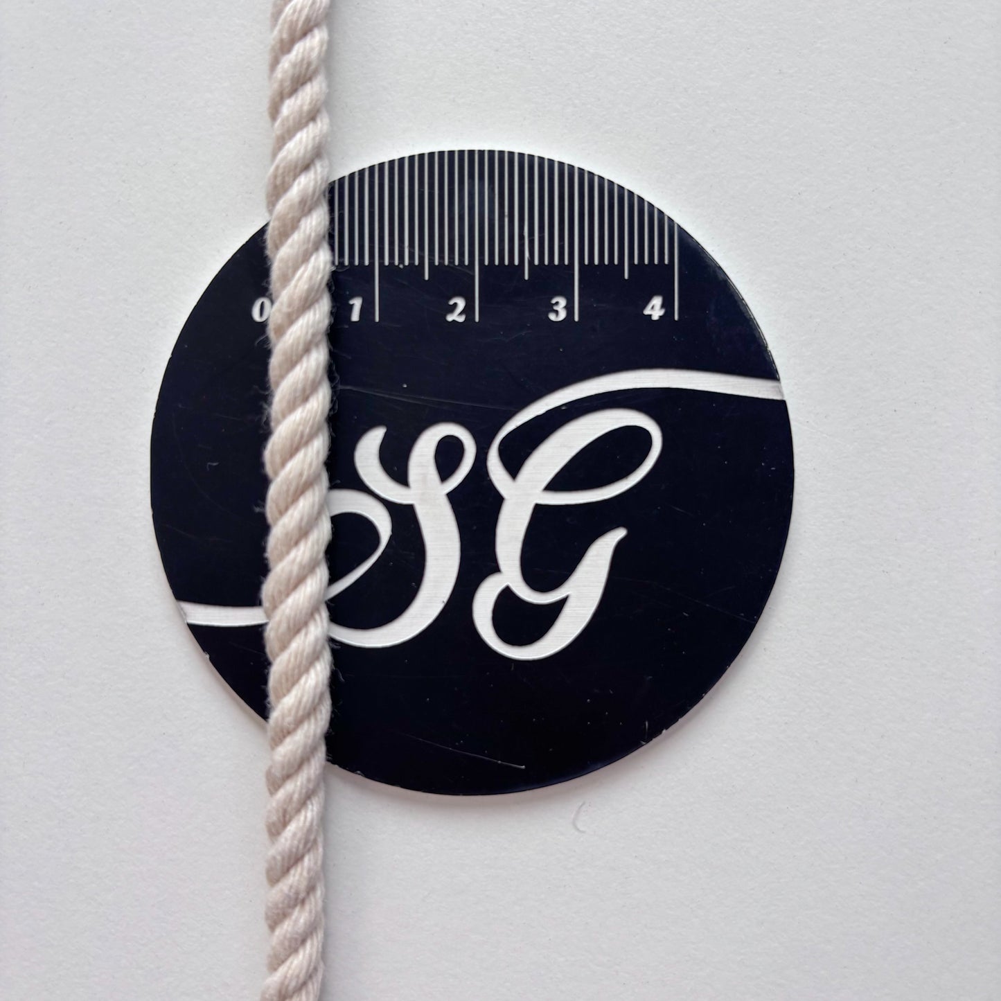 White Cotton Piping Cord (Various Sizes Available)