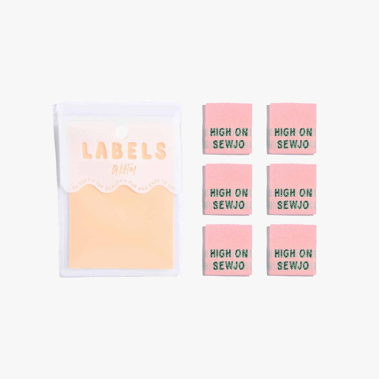 Kylie and the Machine - Woven Labels - "High on Sew-Jo"
