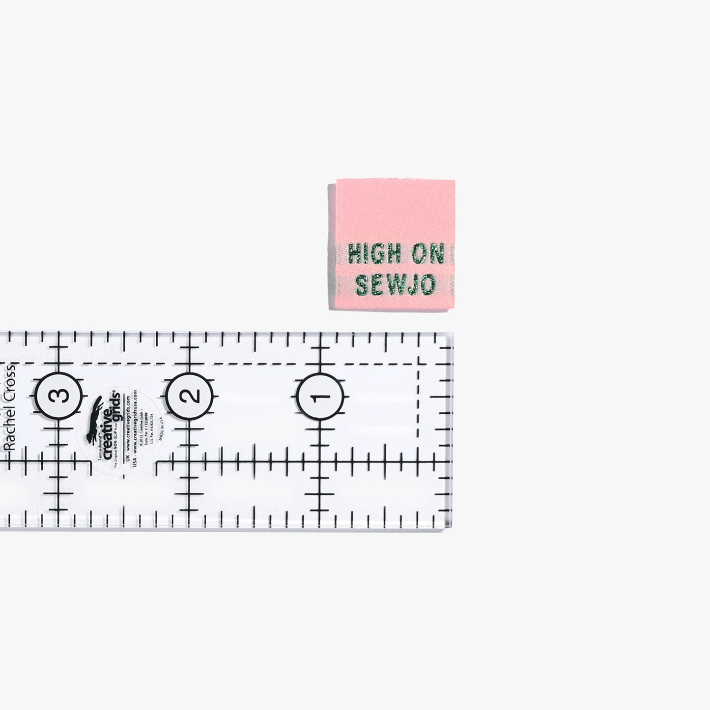 Kylie and the Machine - Woven Labels - "High on Sew-Jo"