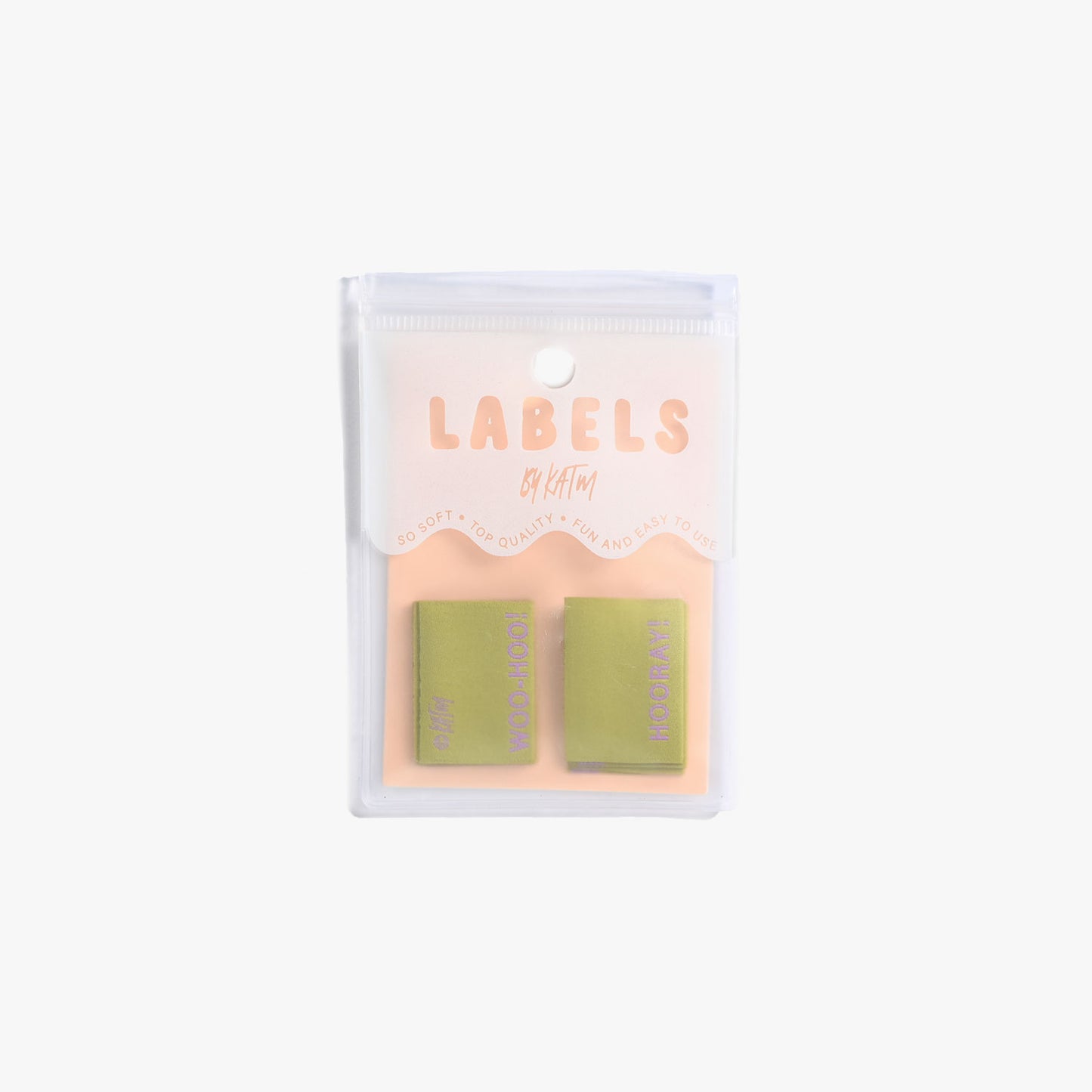 Kylie and the Machine - Woven Labels - "Woo-Hoo! Hooray!"