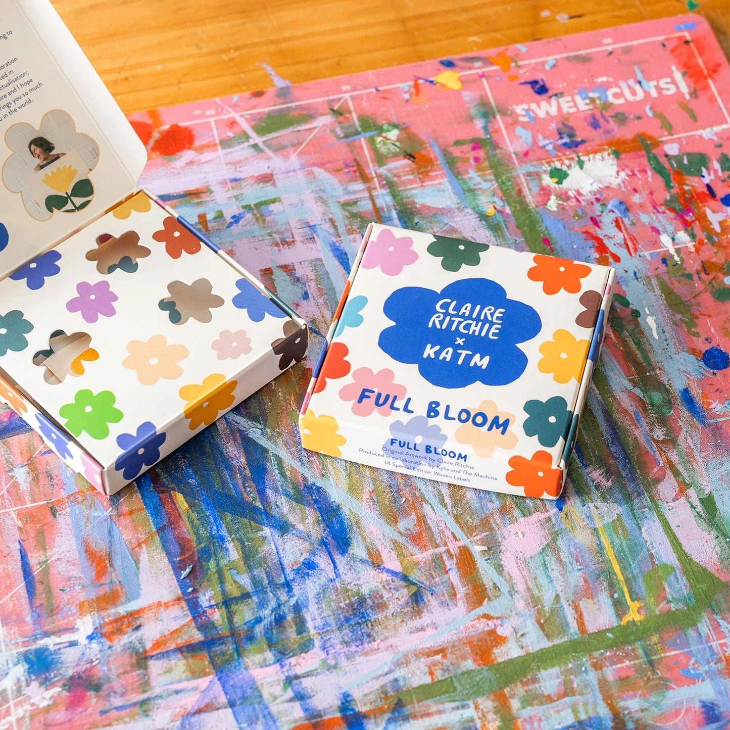 Kylie and the Machine - Woven Labels - FULL BLOOM Claire Ritchie x KATM