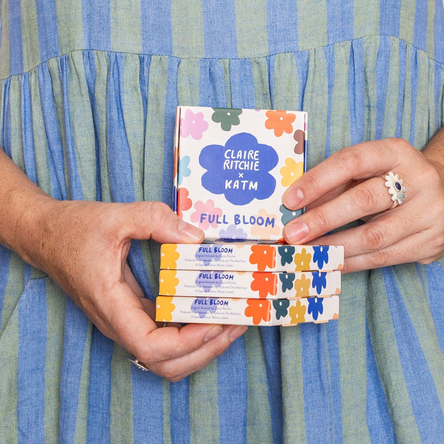 Kylie and the Machine - Woven Labels - FULL BLOOM Claire Ritchie x KATM