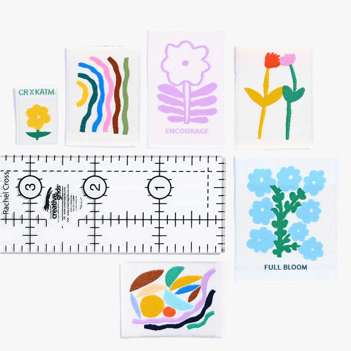 Kylie and the Machine - Woven Labels - FULL BLOOM Claire Ritchie x KATM