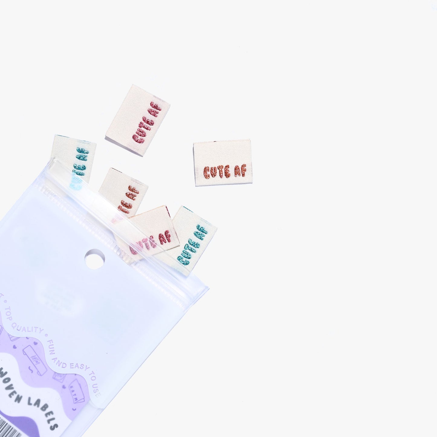 Kylie and the Machine - Woven Labels - "Cute AF"