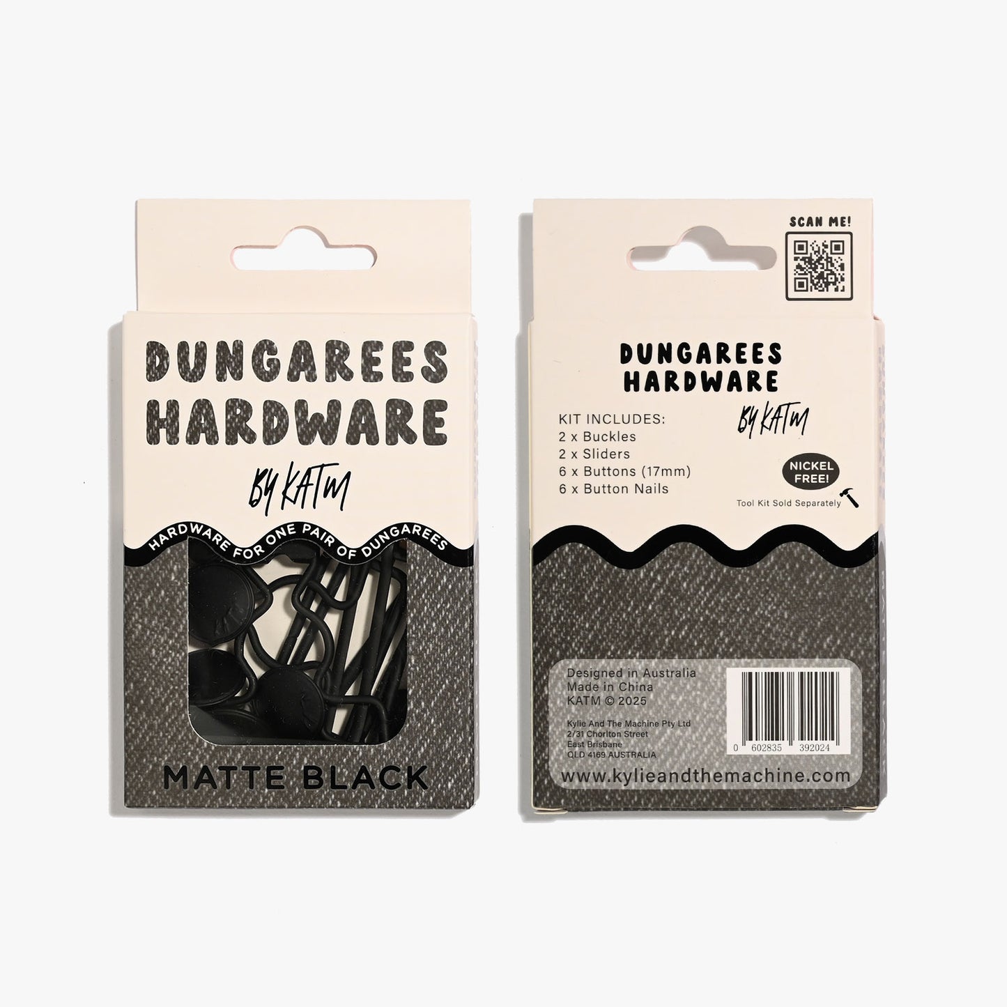 Kylie and the Machine - Dungarees Hardware Kit