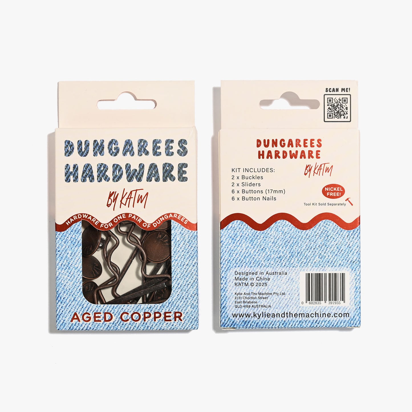 Kylie and the Machine - Dungarees Hardware Kit