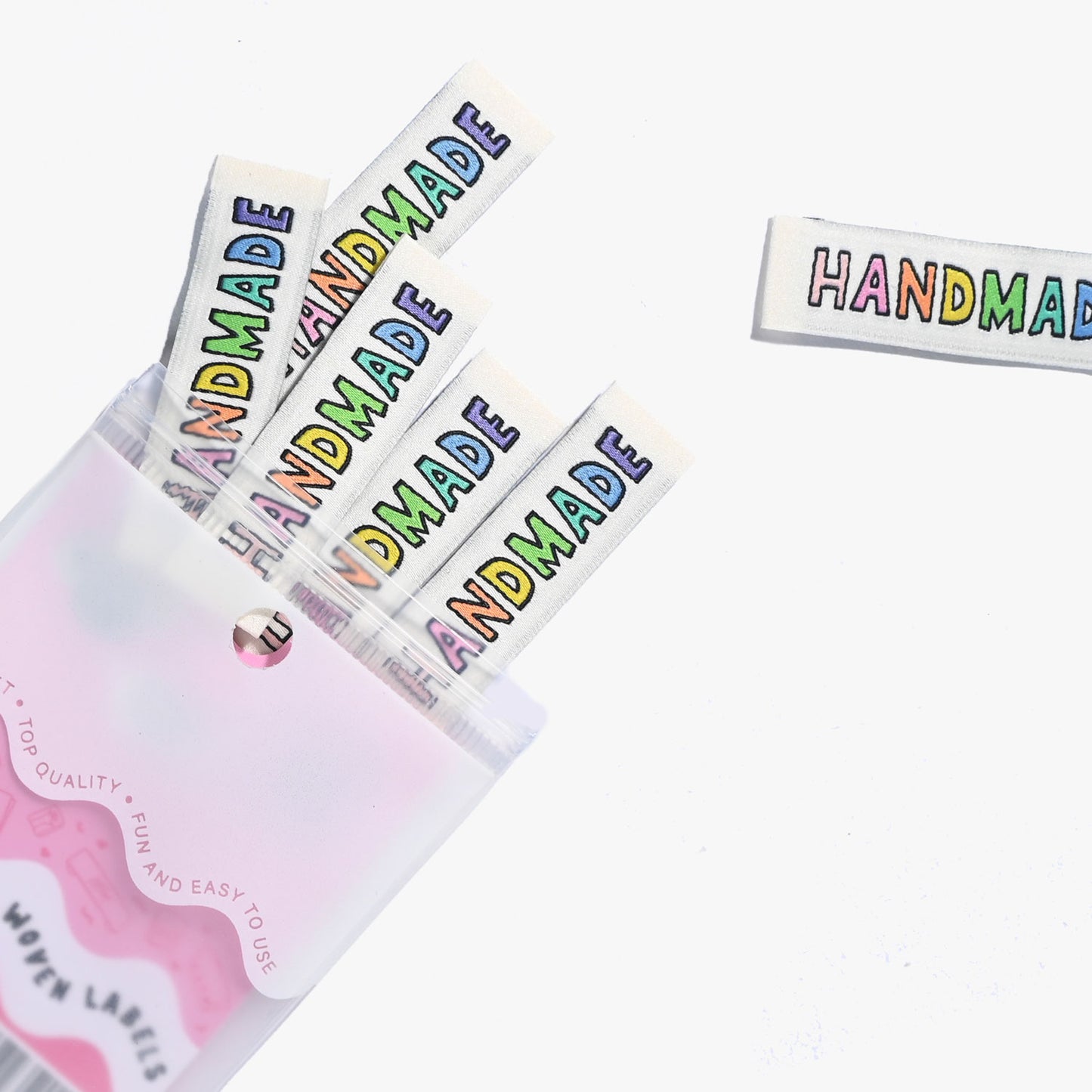 Kylie and the Machine - Woven labels - "Handmade Rainbow"