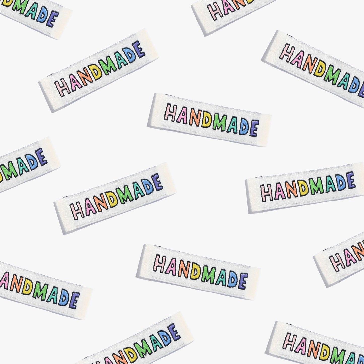 Kylie and the Machine - Woven labels - "Handmade Rainbow"