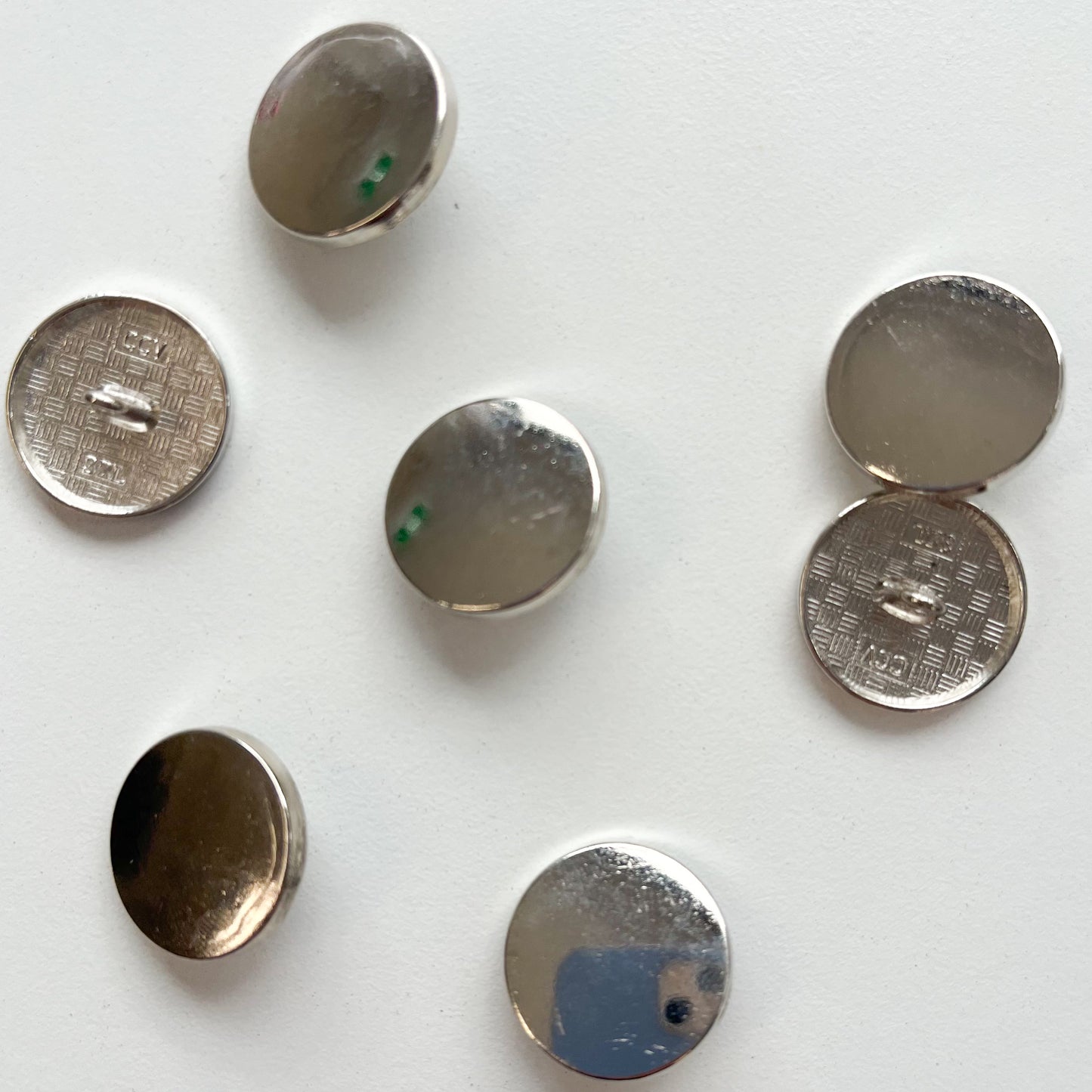 Sewing Gem - Alloy Shank Button - Multiple Colours and Sizes