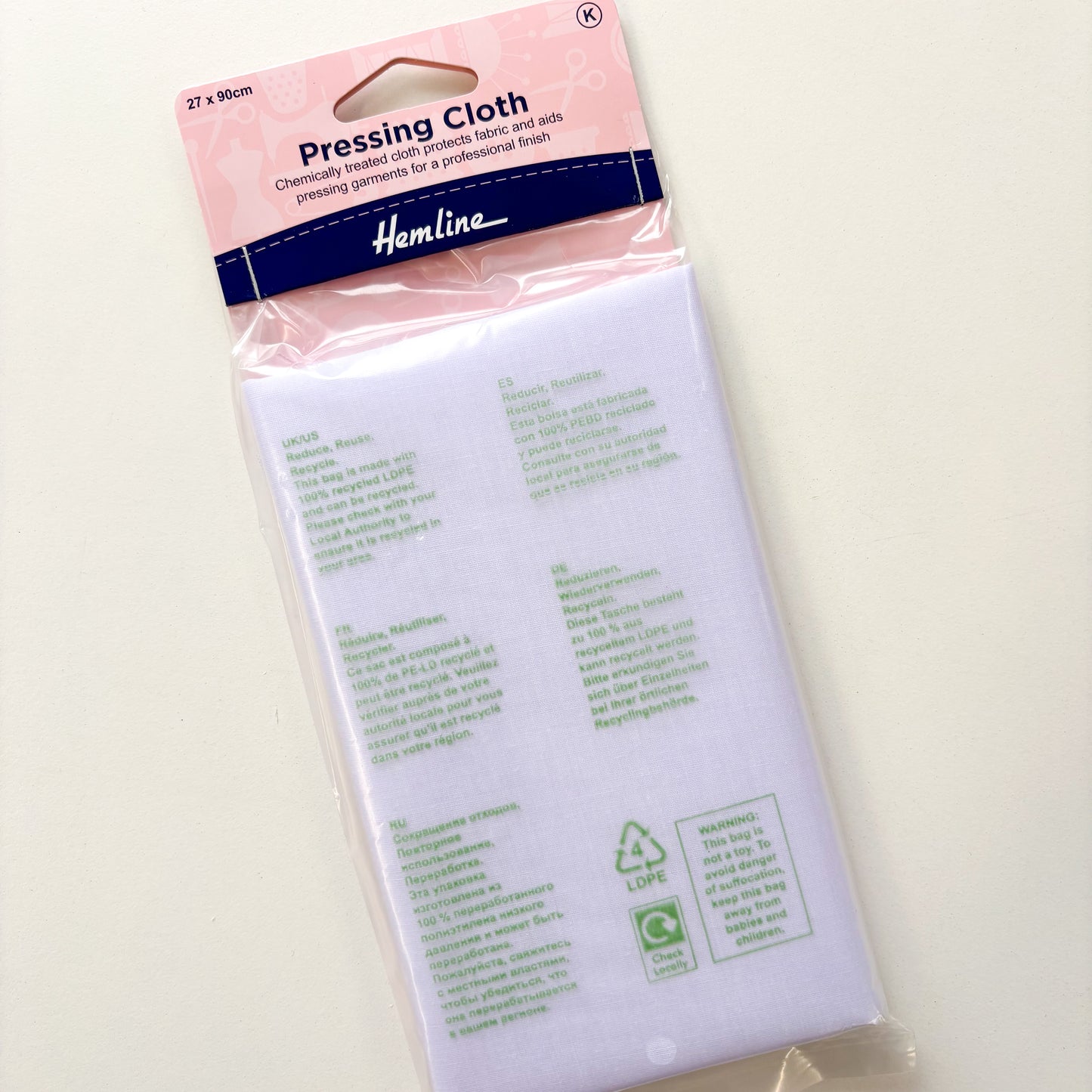 Hemline - Pressing Cloth