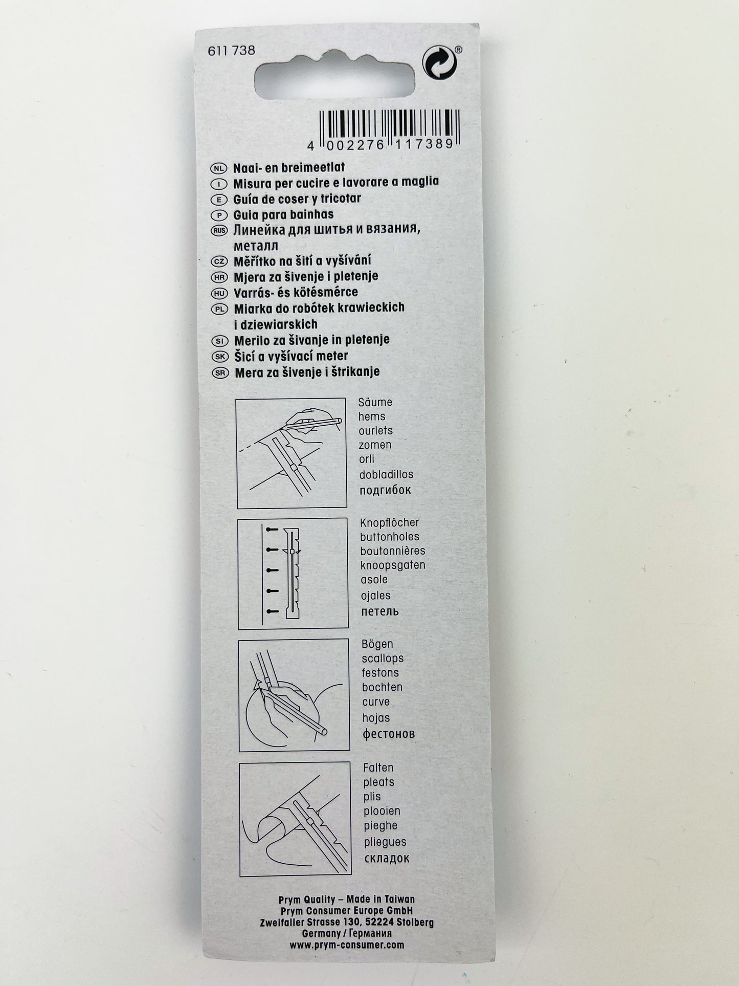 Prym - Sew and Knit Gauge