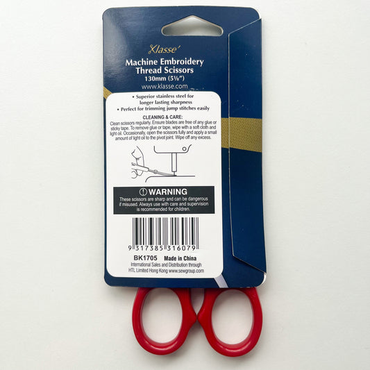 Klasse - Embroidery Thread Scissors - Curved Blade