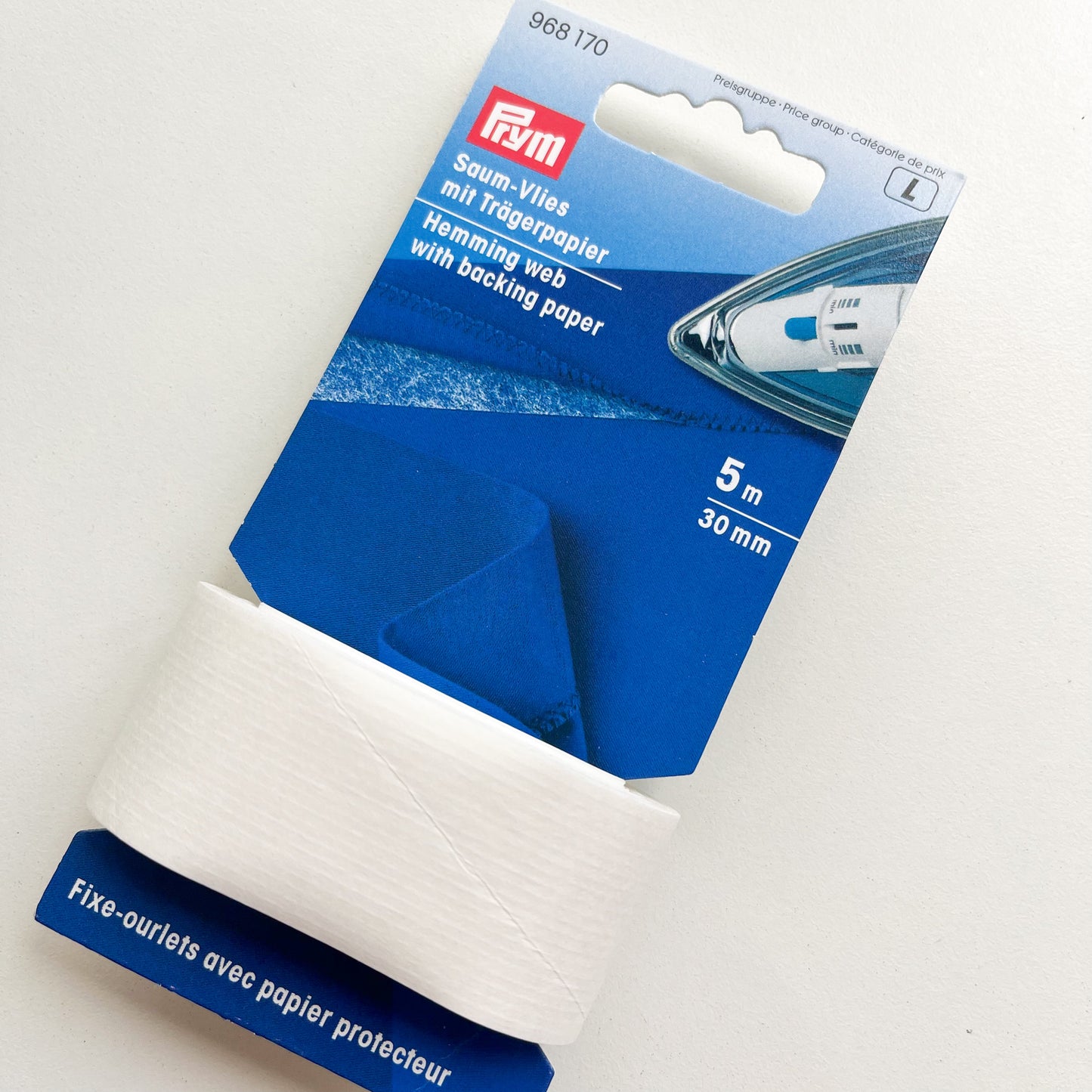 Prym - Hemming Web with Backing Paper - 30mm x 5m