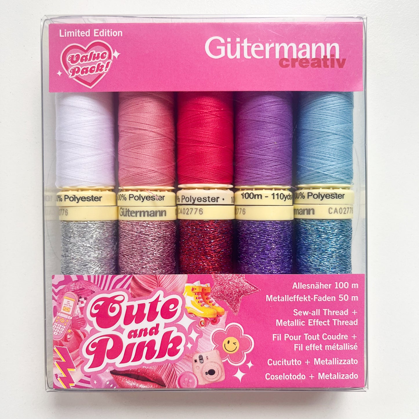 Gutermann - Cute and Pink Limited Edition Thread Packs