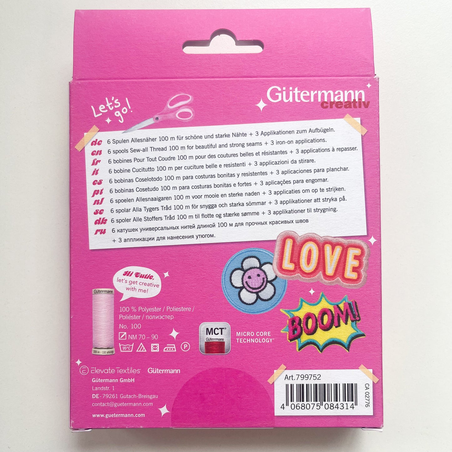 Gutermann - Cute and Pink Limited Edition Thread Packs