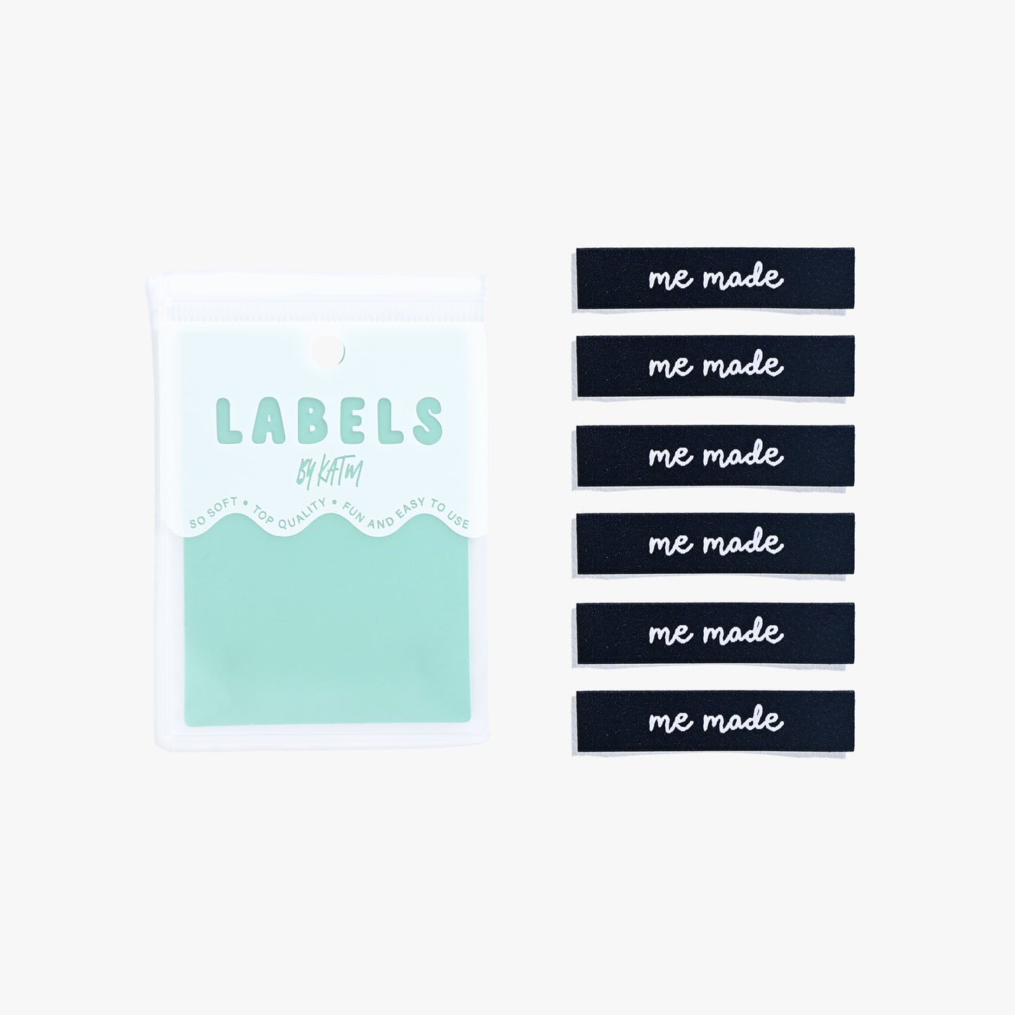Kylie and the Machine - Woven labels - "Me Made" End Fold