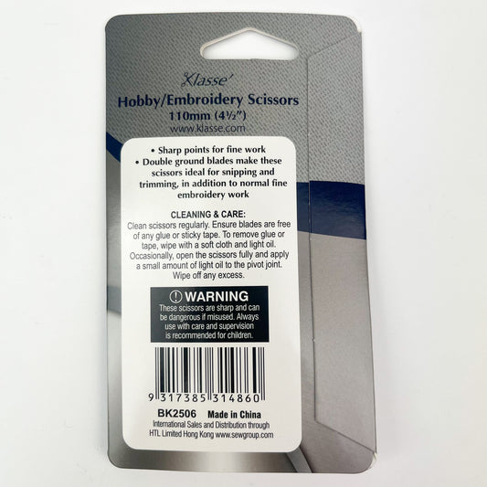 Klasse - Fine Point Embroidery Scissors