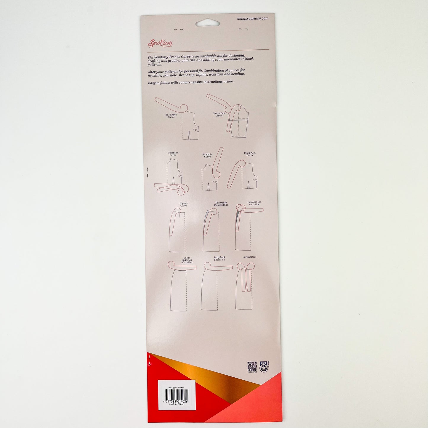 Sew Easy - Metric French Curve