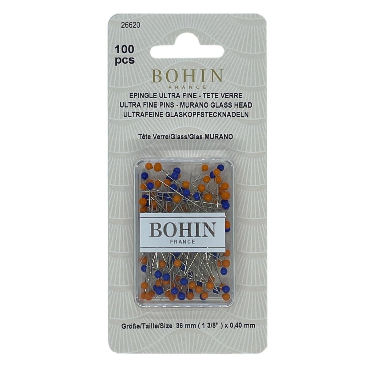 Bohin - Ultra Fine Glass Head Pins