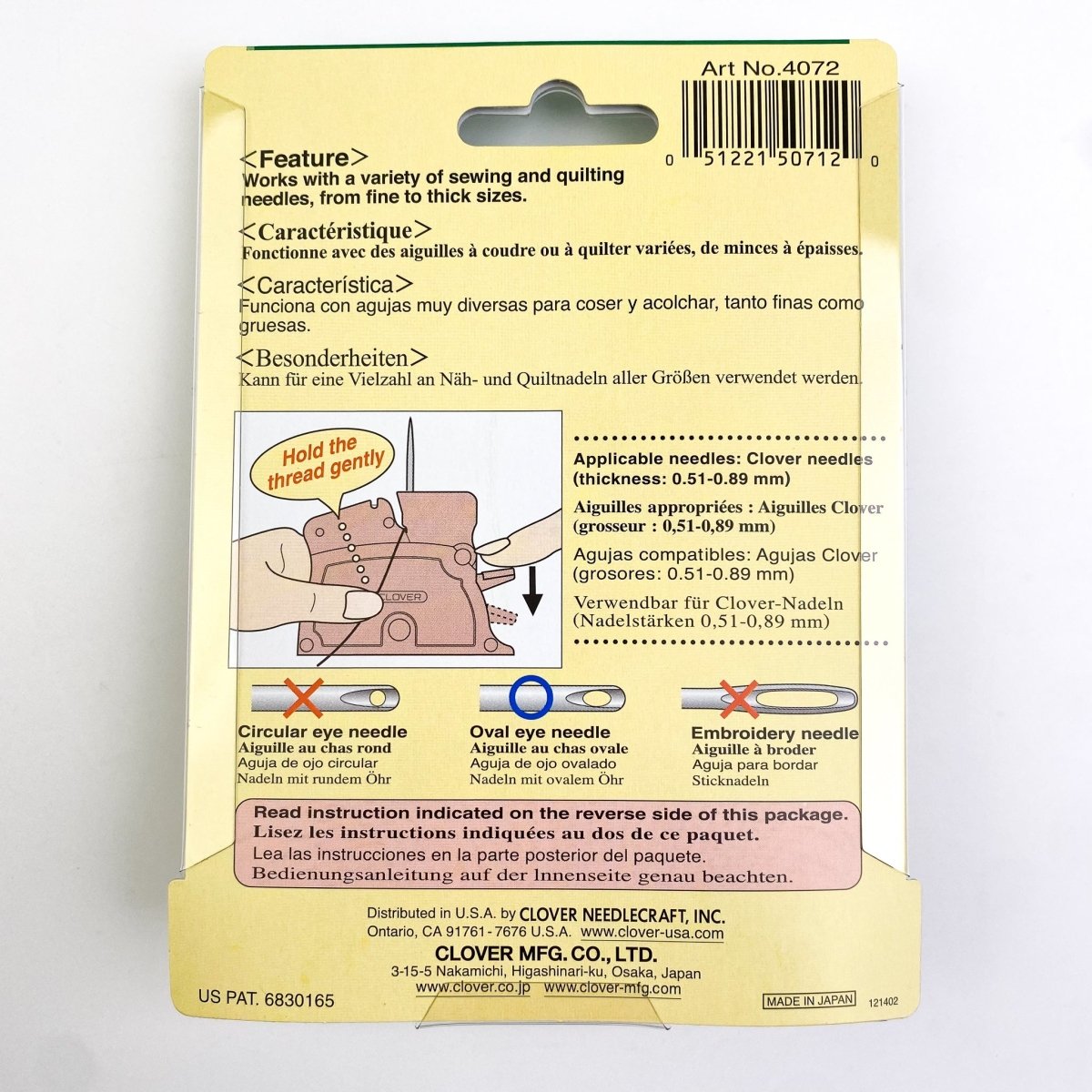 Clover - Desk Needle Threader
