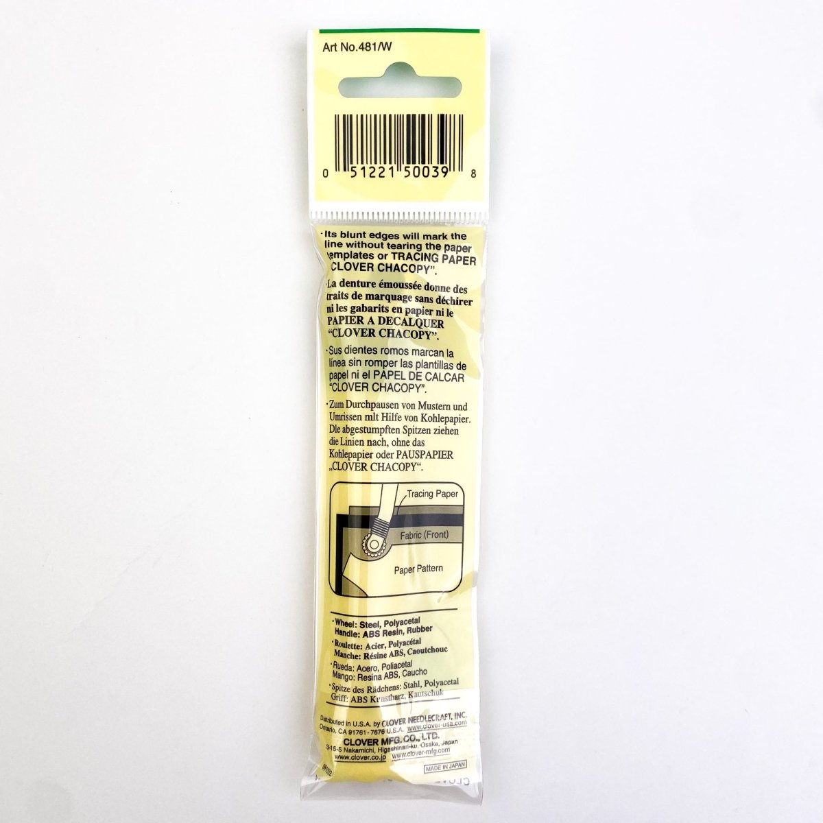 Clover - Tracing Wheel with Blunt Edges