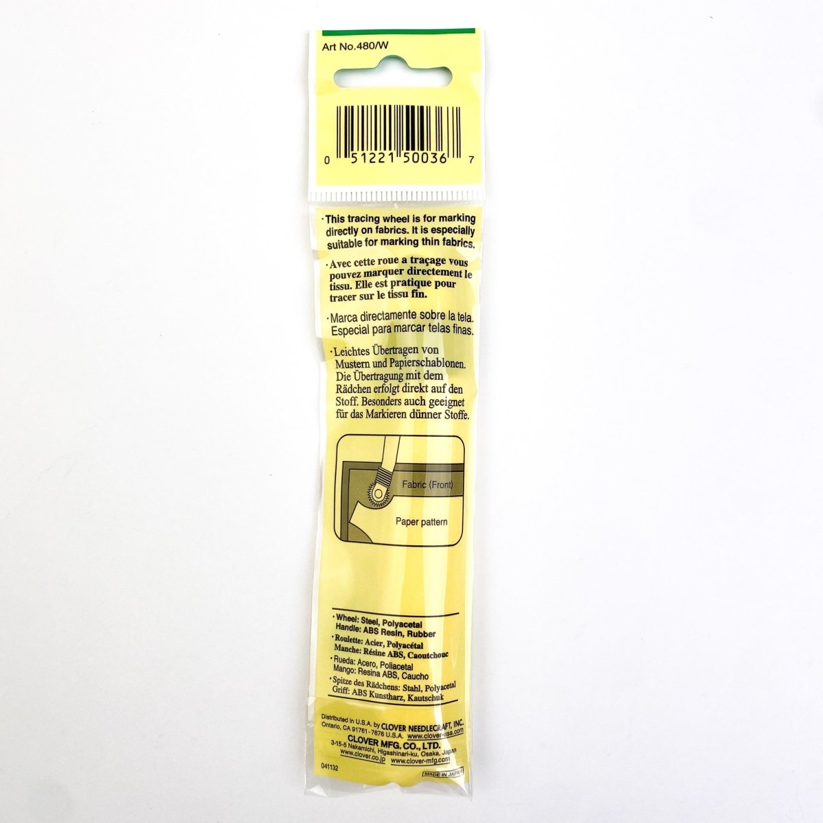 Clover - Tracing Wheel with Serrated Edges