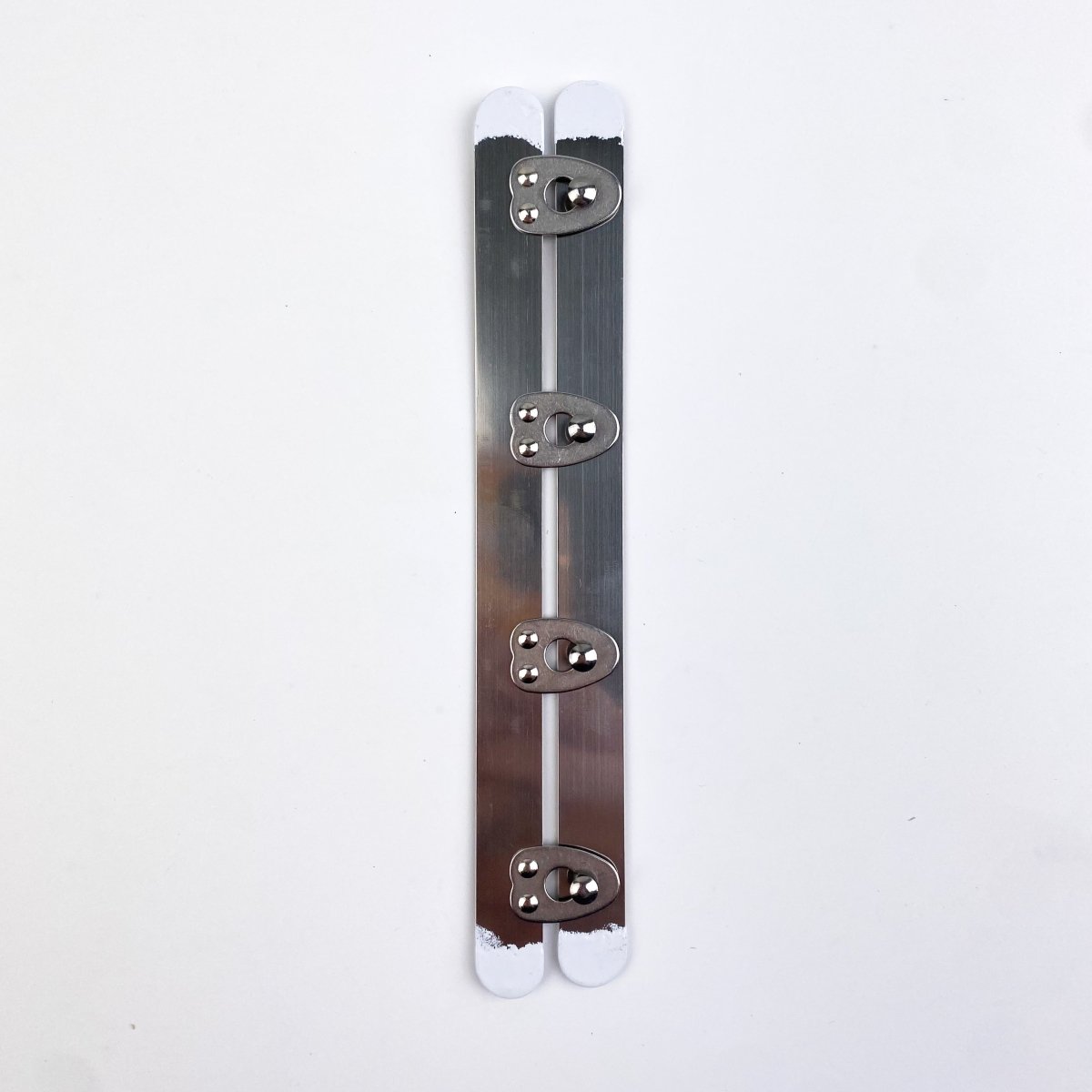 Corset Busk - Silver Bone with Silver Clip - 12mm wide - various lengths