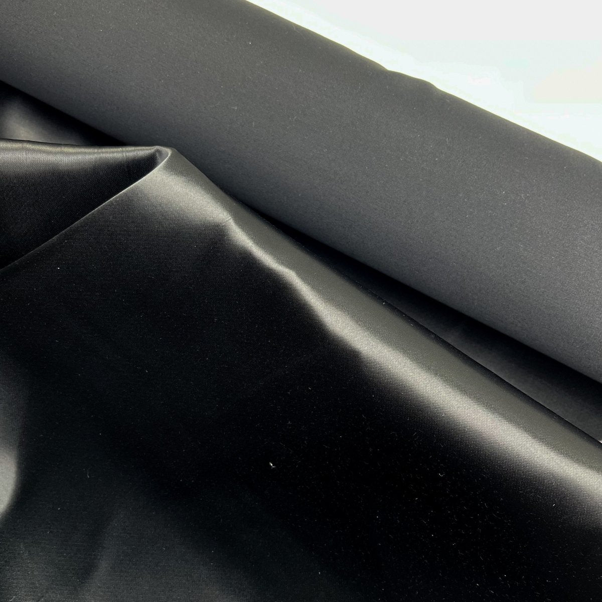 Coutil - Satin Coutil / Cotton Backed - Black
