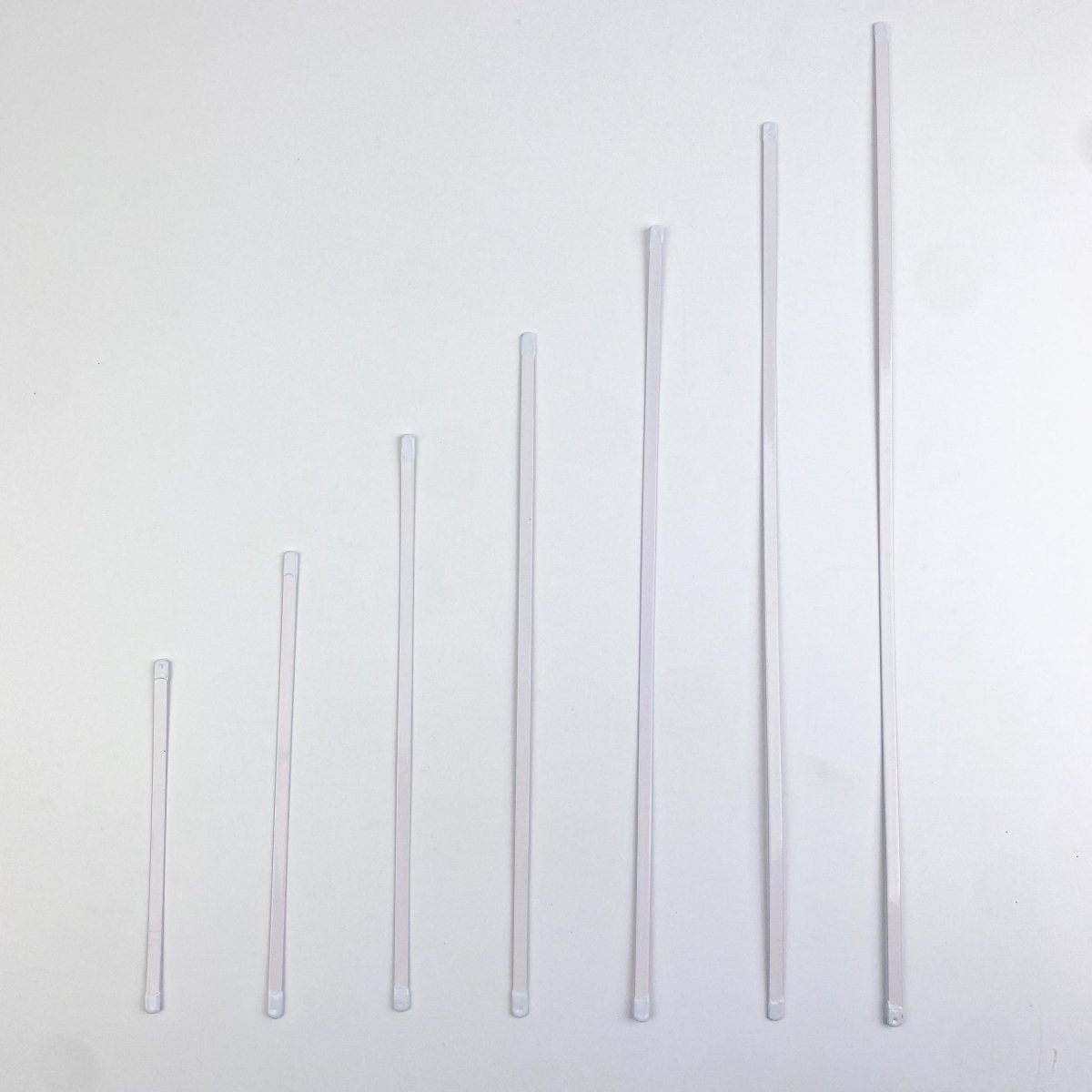 Flat Steel Boning - White - 6mm