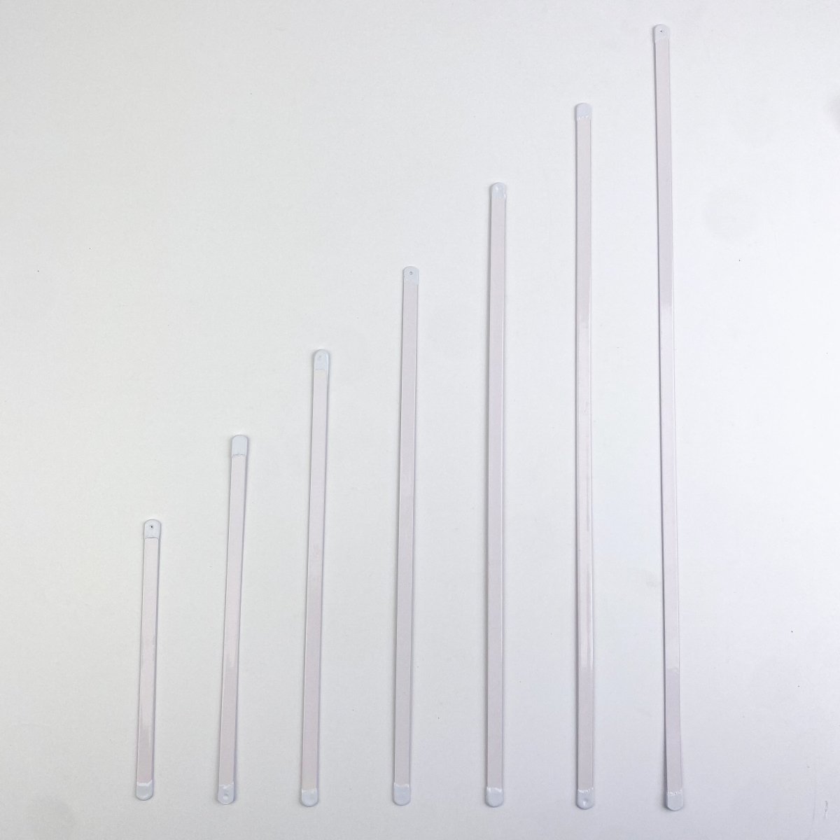 Flat Steel Boning - White - 8mm