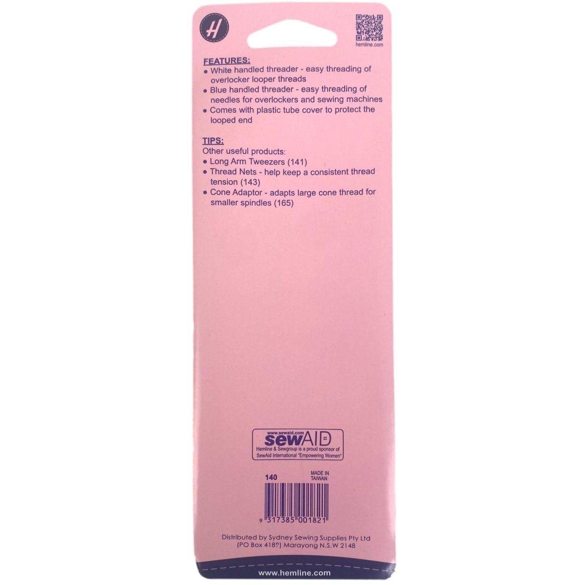 Hemline - Overlocker Looper And Needle Threader - 2 Piece Set