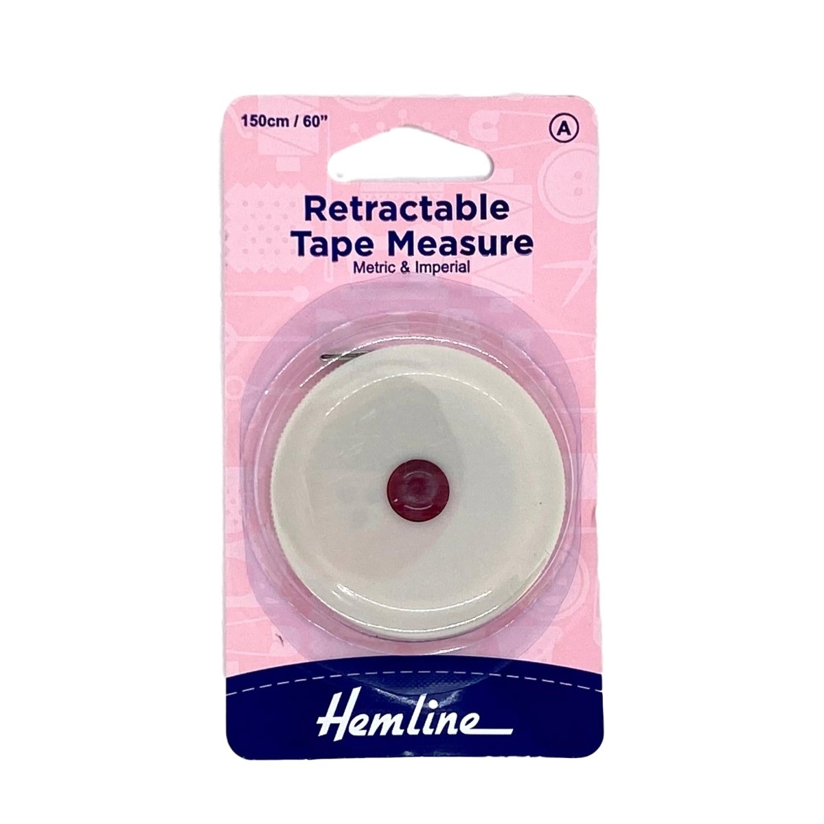 Hemline - Retractable Tape Measure - Metric & Imperial