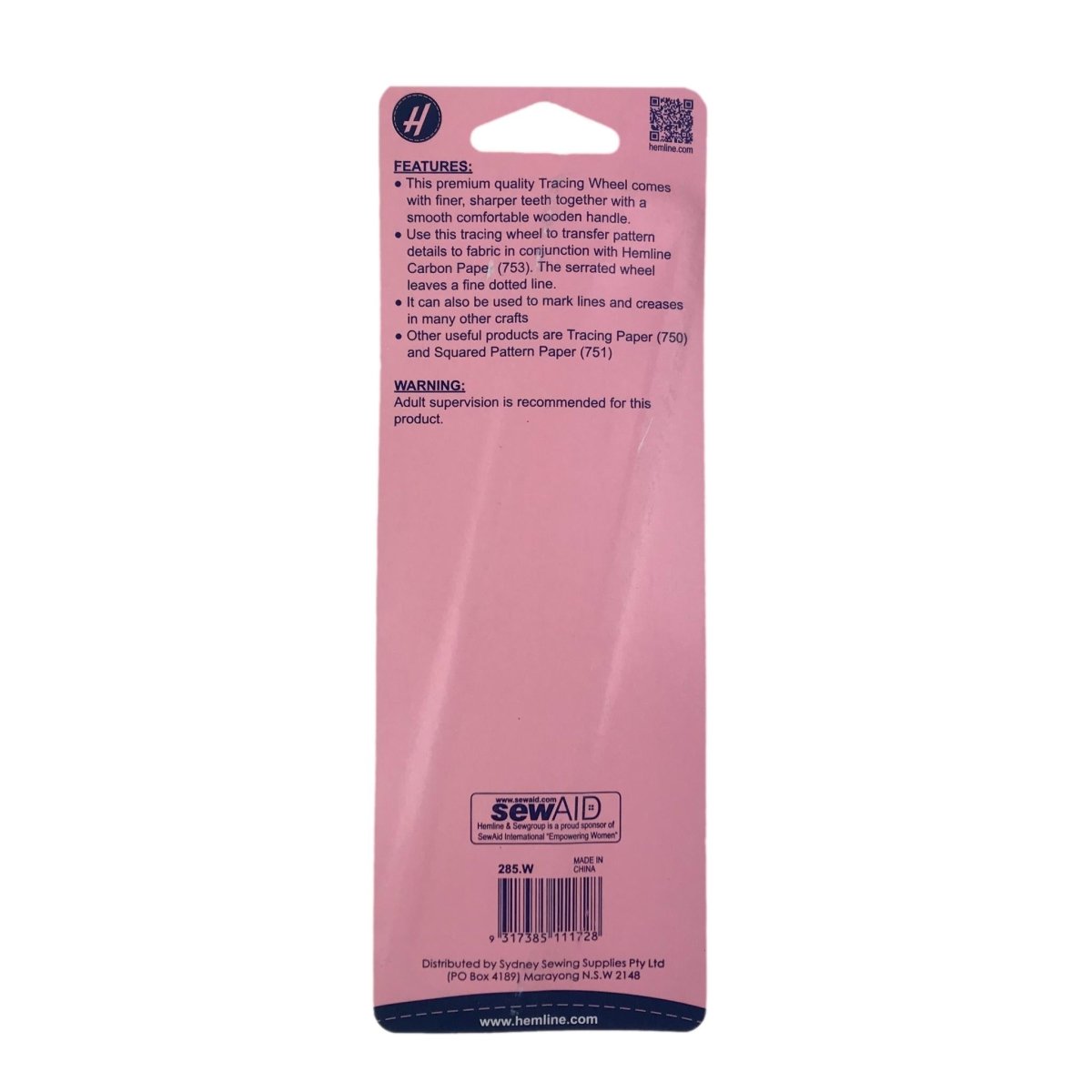 Hemline - Tracing Wheel Serrated Edge