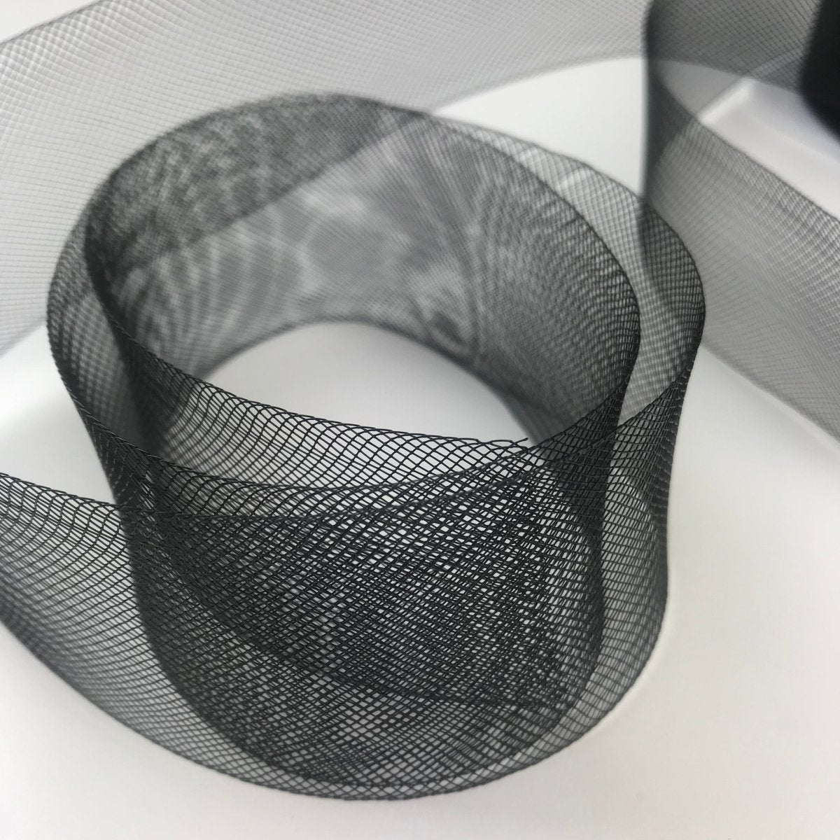 Horsehair Braid - Polyester - Black - Price Per Metre