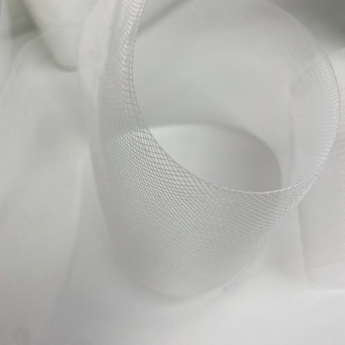 Horsehair Braid - Polyester - White - Price Per Metre
