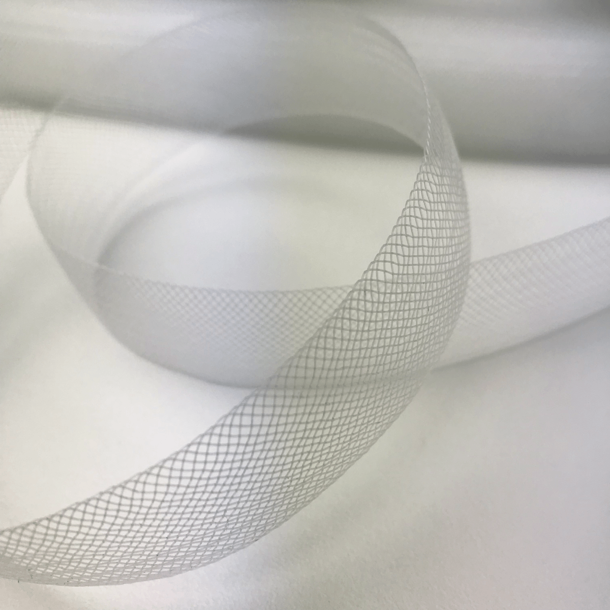 Horsehair Braid - Polyester - White - Price Per Metre