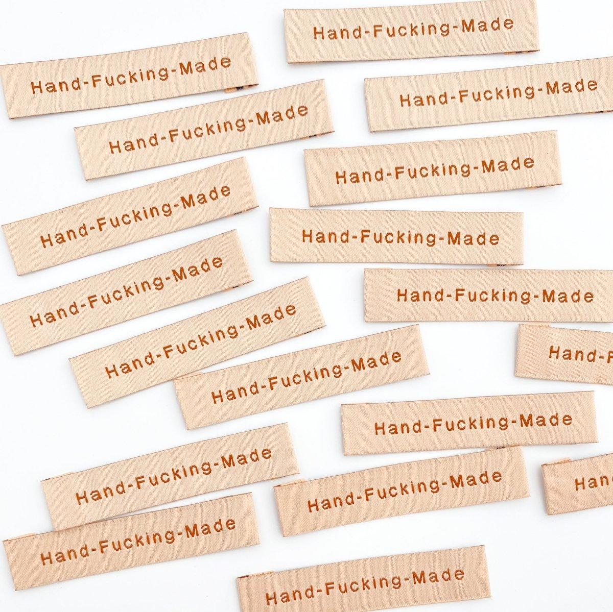Kylie and the Machine - Woven labels - "Hand F*cking Made"