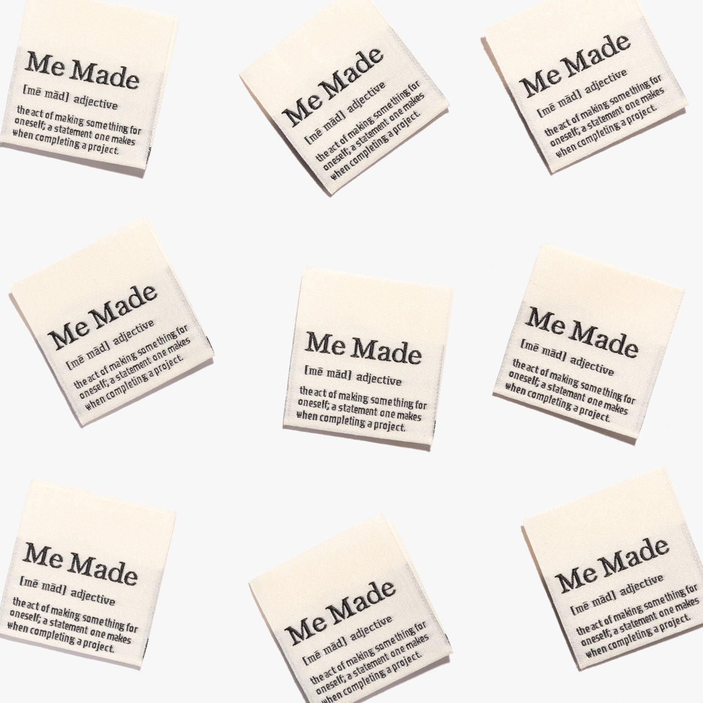 Kylie and the Machine - Woven Labels - "Me Made" Definition