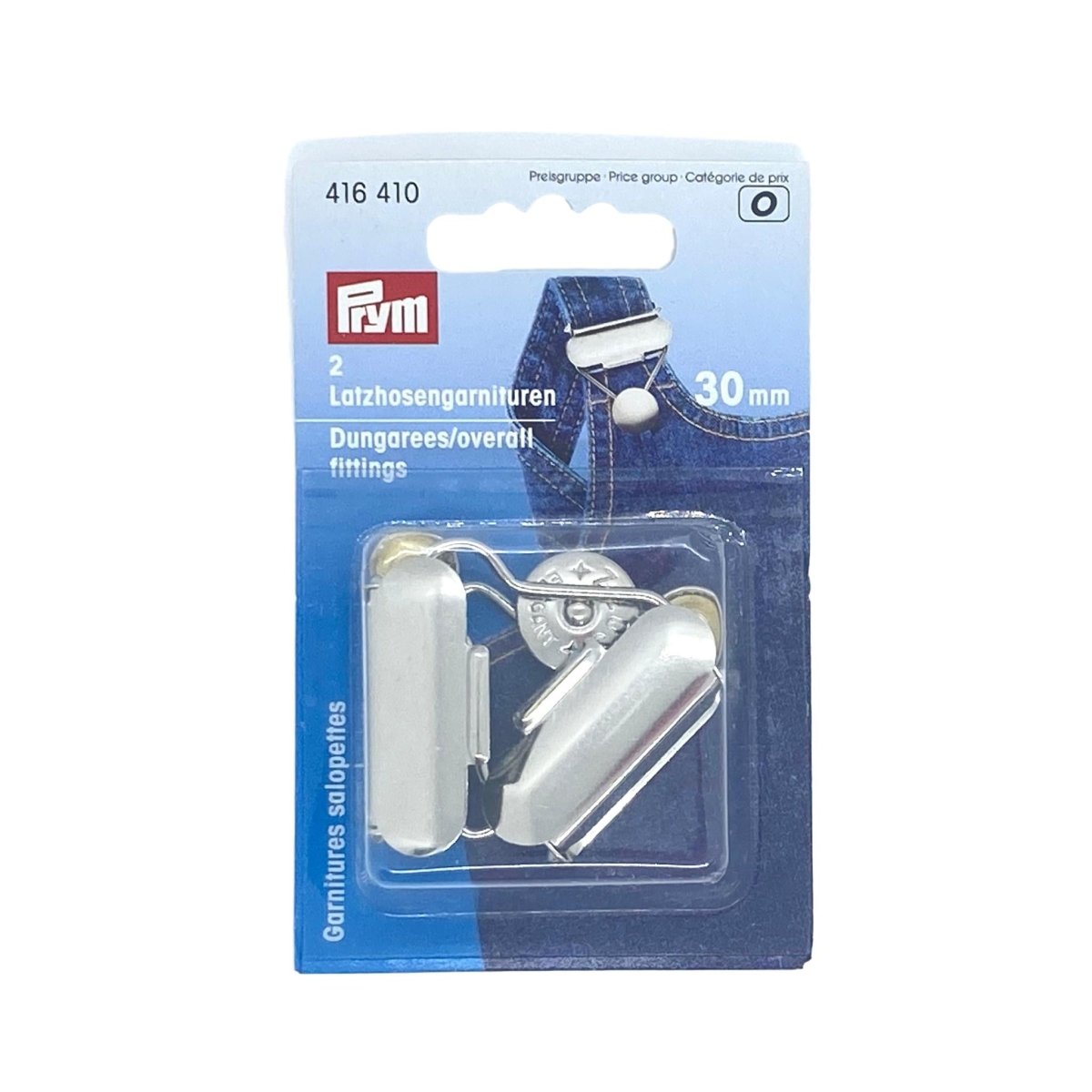 Prym - Dungaree / Overall Fittings - Sewing Gem