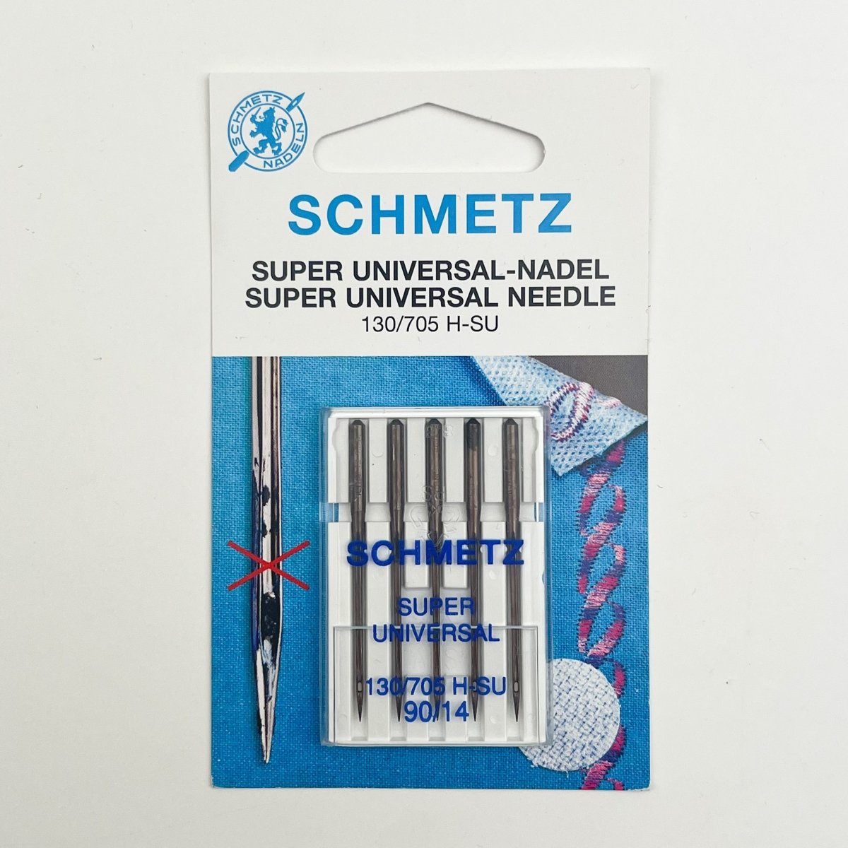 Schmetz - SUPER Universal (anti-adhesive) - Assorted Sizes - Sewing Gem