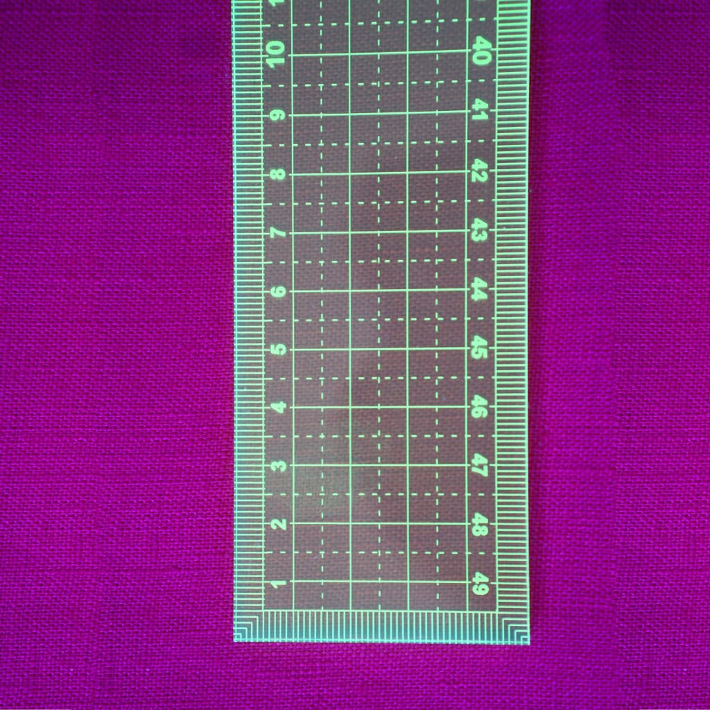 Sewing Gem - Fluorescent Metric Grading Ruler - Sewing Gem