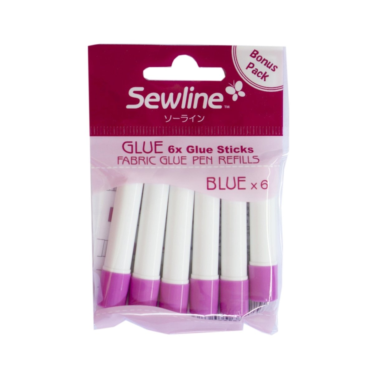 Sewline Fabric Glue Pen - Refills (6 per pack) (FAB50063) • Fusible