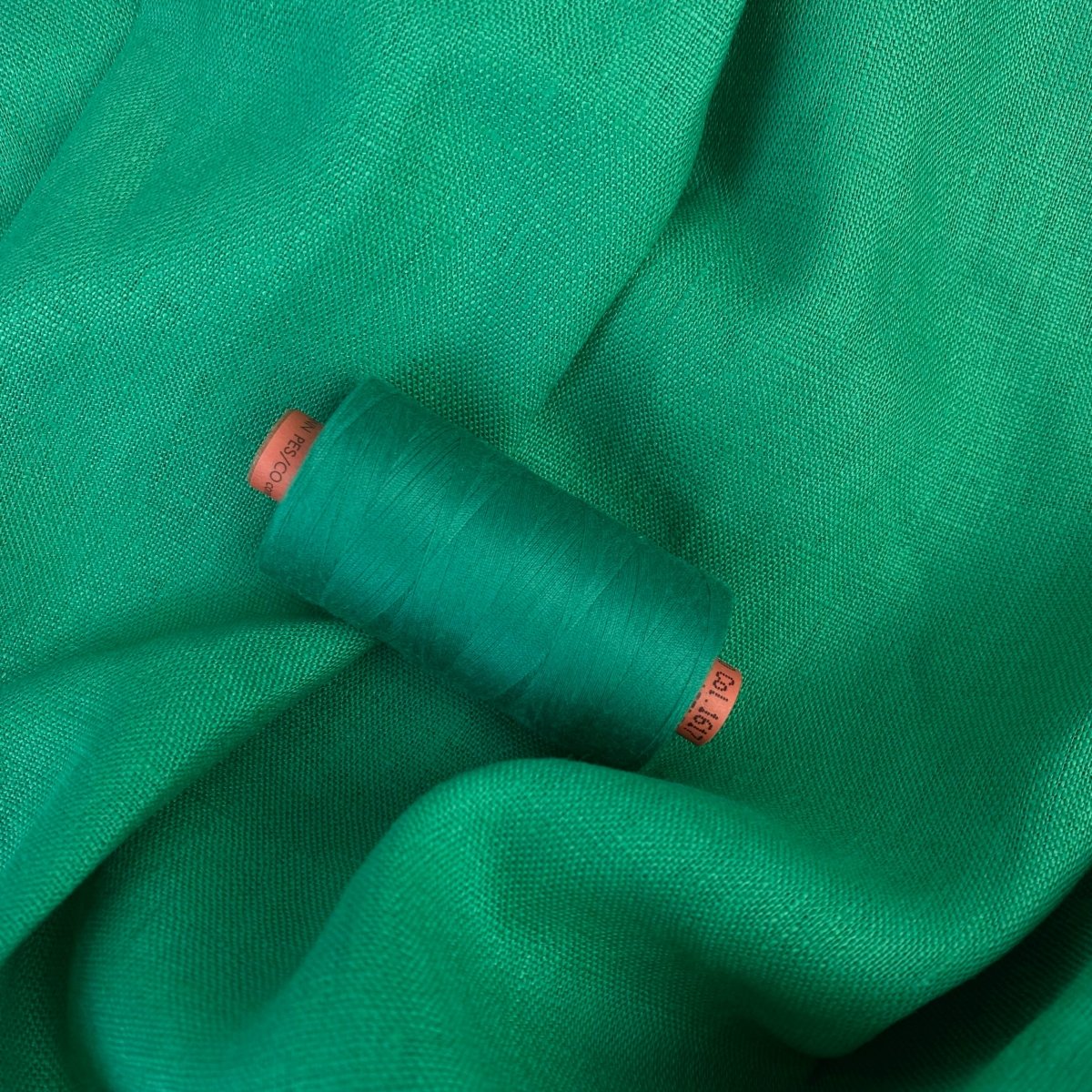 Sophie - 100% Mid-Weight Linen - Spring Green - Sewing Gem