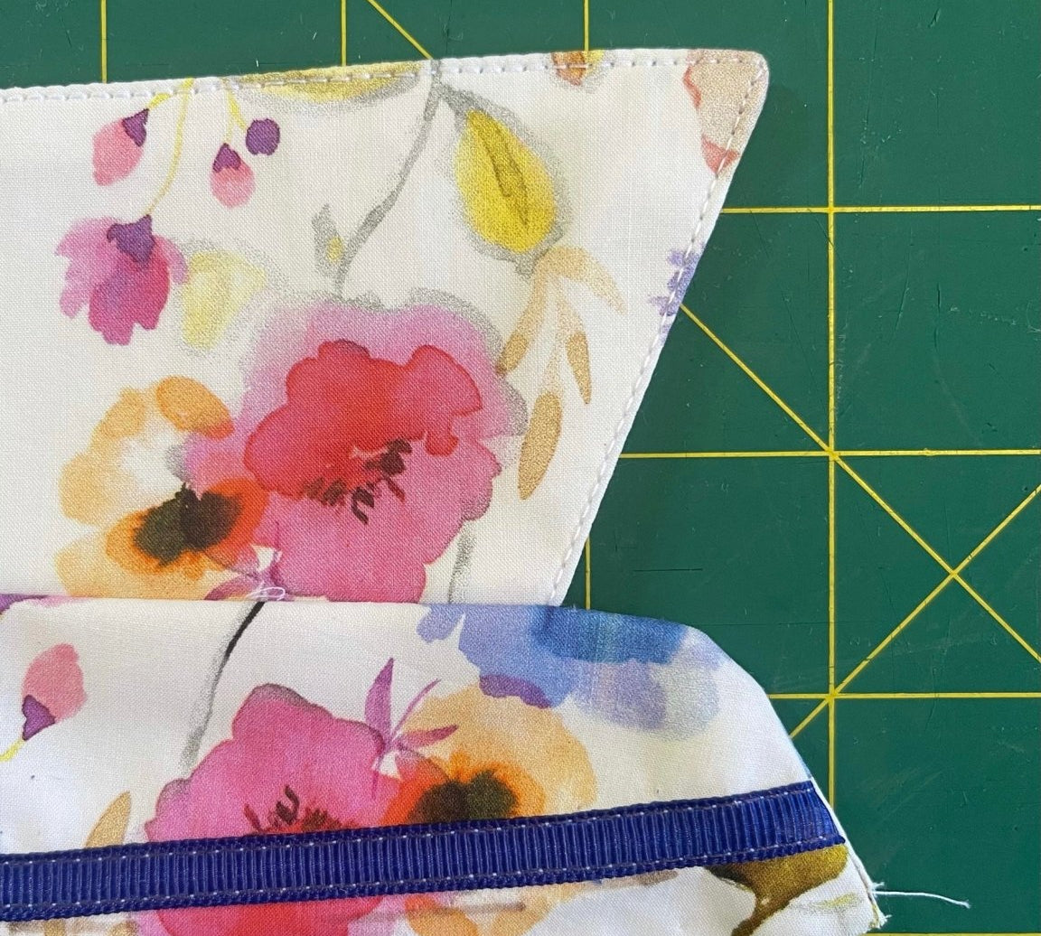 Adding Ribbon To A Collar Stand - Sewing Gem