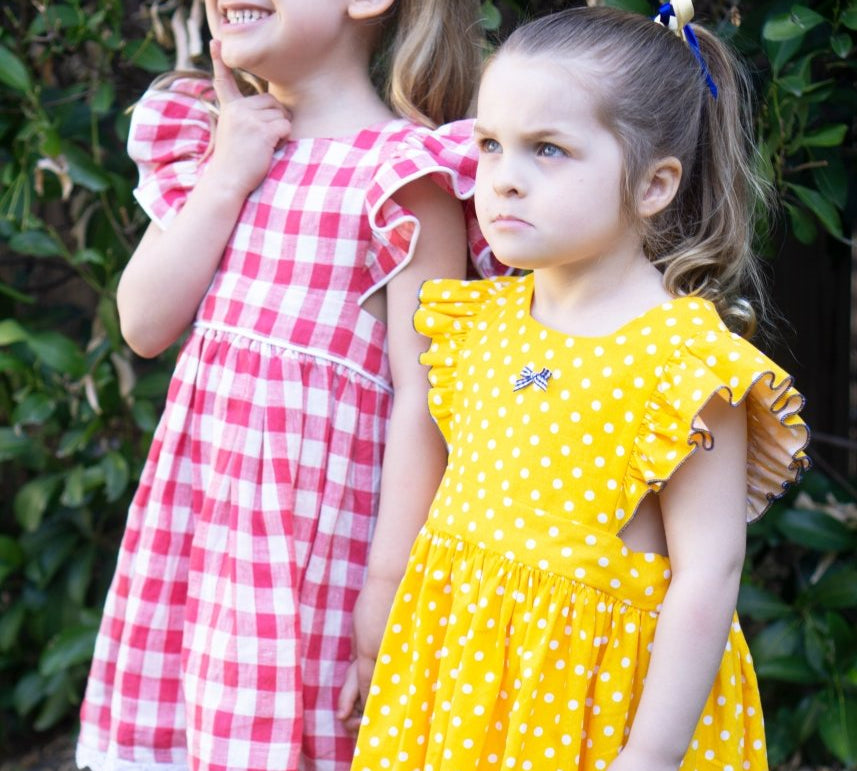 Bebekins Polly Pinafore - The Pretty Pictures - Sewing Gem