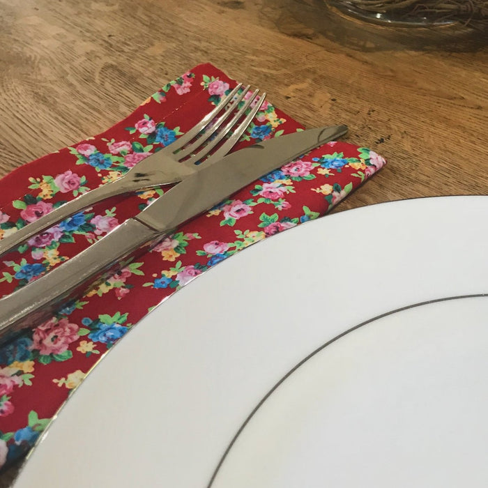 Christmas Napkins - How To - Sewing Gem