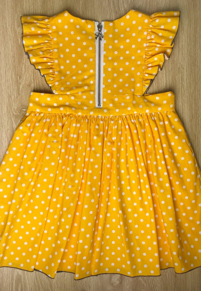 How to - Exposed Zipper on the Bebekins Polly Pinafore - Sewing Gem