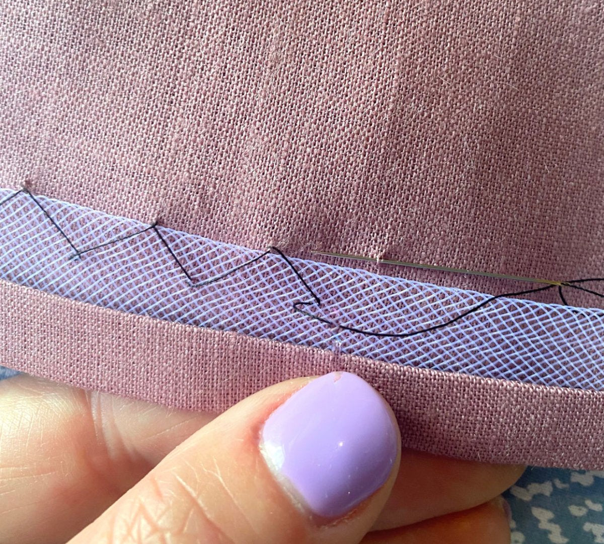 More Hemming! Using Horsehair Braid. - Sewing Gem