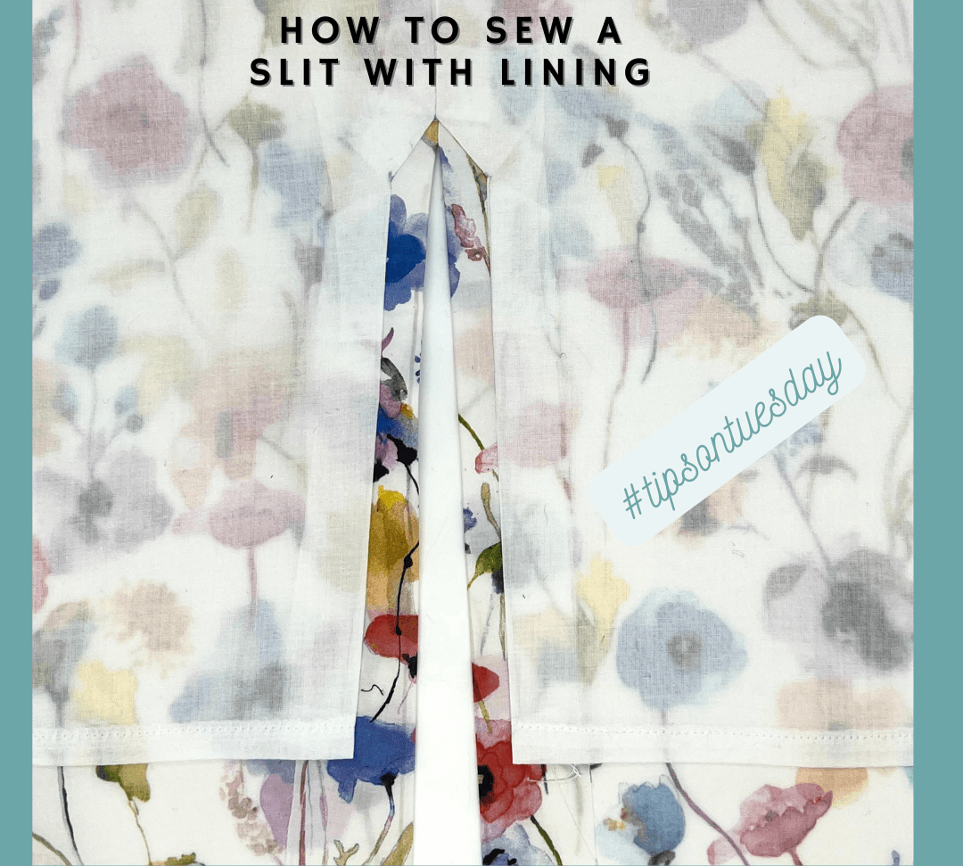 Sewing  A Skirt With A Slit - Sewing Gem
