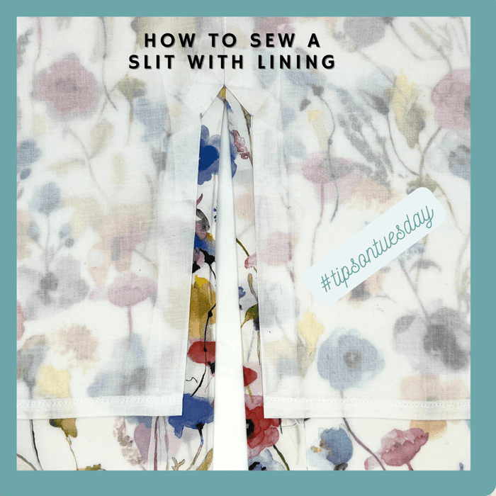 Sewing  A Skirt With A Slit - Sewing Gem